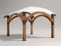 Pergola da giardino - Legno - 500 x 300 x 250 cm - Marrone-Beige - Stile moderno