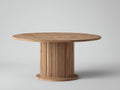 Tavolo da giardino - legno di teak - 130 x 130 x 75 cm - marrone naturale - stile contemporaneo