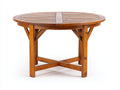 Tavolo da giardino - legno di teak - 100 x 100 x 75 cm - marrone caldo - stile rustico