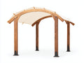 Pergola da giardino - Legno - 500 x 300 x 250 cm - Marrone chiaro-Beige - Stile moderno