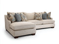 Divano angolare - Tessuto - 310x175x88 cm - Beige - Stile contemporaneo