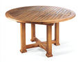 Tavolo da giardino - legno di teak - 100 x 100 x 75 cm - marrone - stile rustico